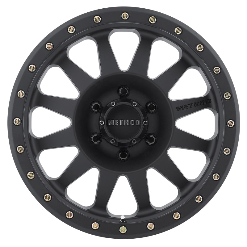 Method MR304 Double Standard 16x8 0mm Offset 6x5.5 108mm CB Matte Black Wheel