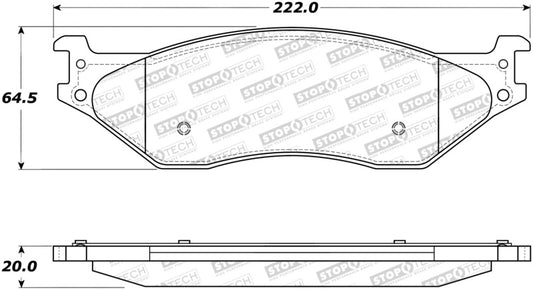 StopTech Street Brake Pads