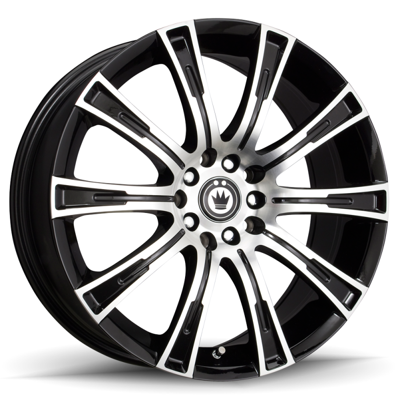 Konig Crown 18x8 5x114.3 ET40 Black Machine Face