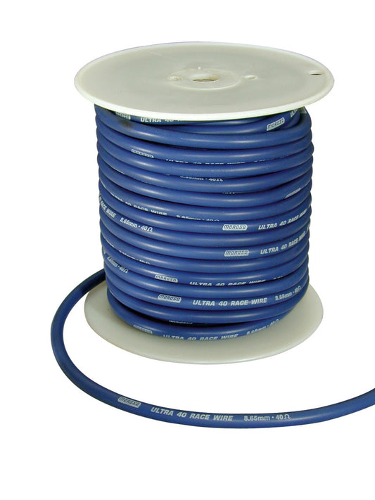 Moroso Ignition Wire Spool - Ultra 40 - 8.65mm - 100ft - Blue