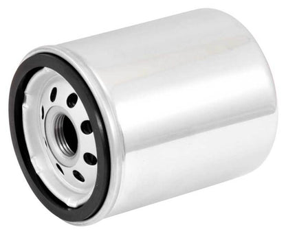 K&N Harley-Davidson 3in OD x 4.063in H Chrome Oil Filter