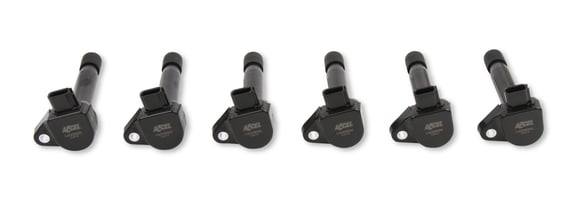 Accel - Ignition Coil - Honda And Acura 3.0, 3.2, 3.5L, 6-Cylinder, Black (6 Pack)