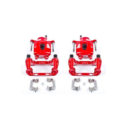 Power Stop 05-10 Scion tC Front Red Calipers w/Brackets - Pair