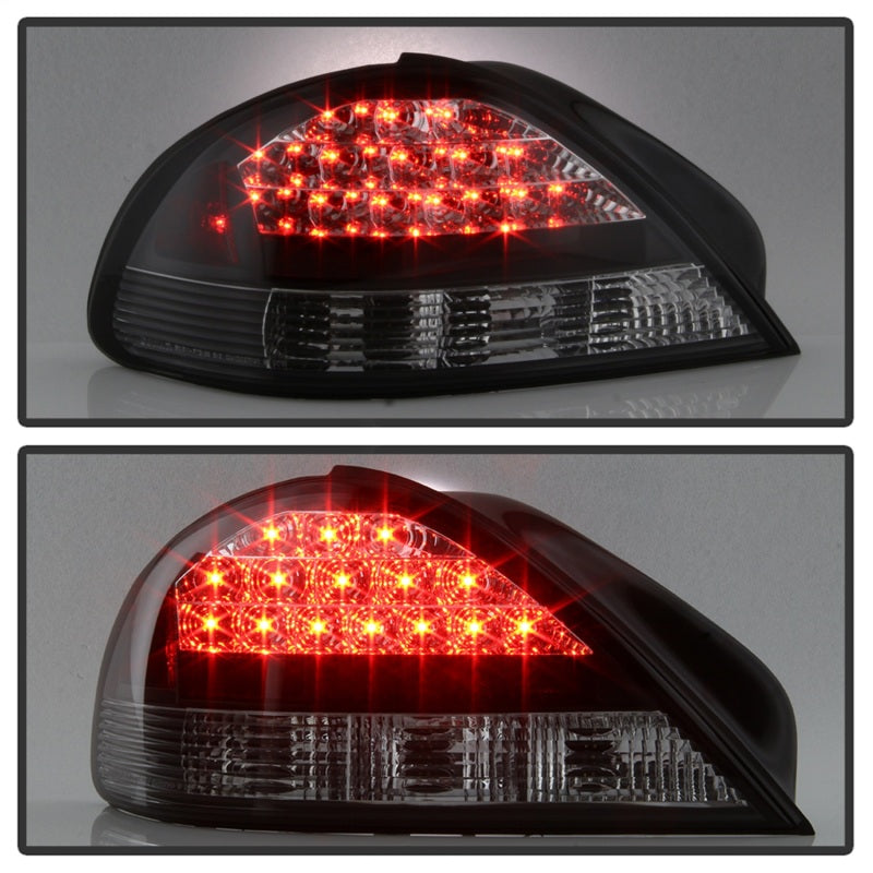 Spyder Pontiac Grand AM 99-05 LED Tail Lights Black ALT-YD-PGAM99-LED-BK