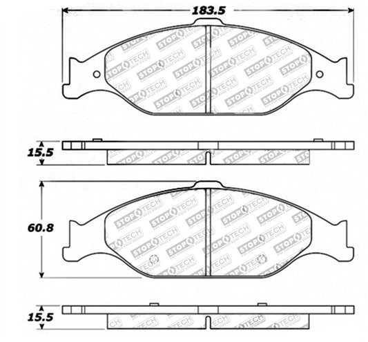 StopTech Street Touring Brake Pads