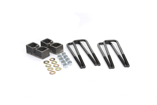 Daystar 1999-2010 Chevy Silverado 2500HD 4WD/2WD (w/o overloads) - 2in Rear Block & U-Bolt Kit