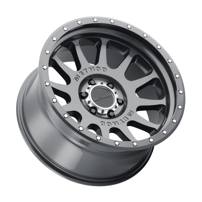 Method MR605 NV 20x10 -24mm Offset 6x135 87mm CB Gloss Titanium Wheel