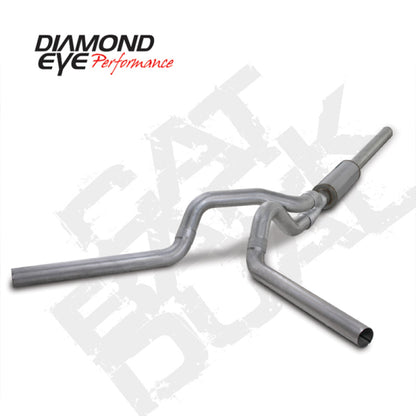 Diamond Eye KIT 4in Catback DUAL AL: 2004.5-2007.5 DODGE CUMMINS 600