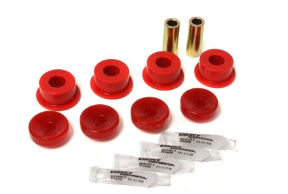 Energy Suspension - Red Shock Mount Bushing Set for 90-01 Acura Integra / 88-95 Honda Civic/CRX / 93-97 Honda Del Sol (including VTEC)