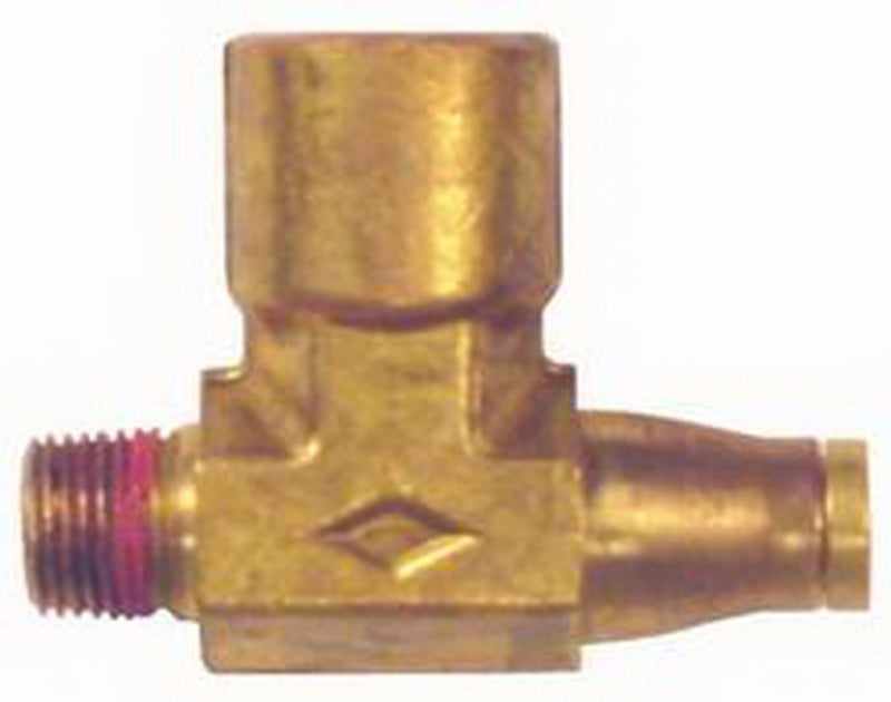 Firestone Compressor Tee 1/4in. x 1/8in. NPMT x 1/8in. NPFT Air Fitting - Single (WR17603066)