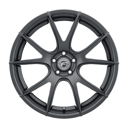 Forgestar CF5V 20x11 / 5x120 BP / ET40 / 7.6in BS Satin Black Wheel