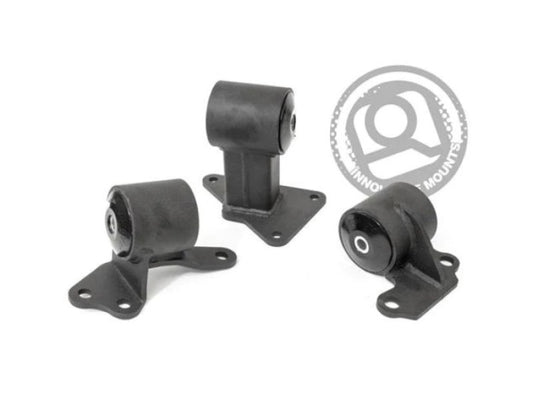 Innovative 94-97 Accord H/F Series Black Steel Mounts 75A Bushings (Auto Trans)