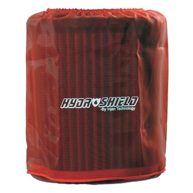 Injen Red Water Repellant Pre-Filter fits X-1021 6in Base / 6-7/8in Tall / 5-1/2in Top