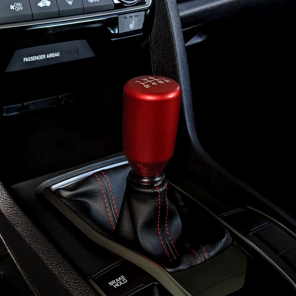 Acuity - ESCO-T6 Shift Knob in Satin Red Finish (M10X1.5)