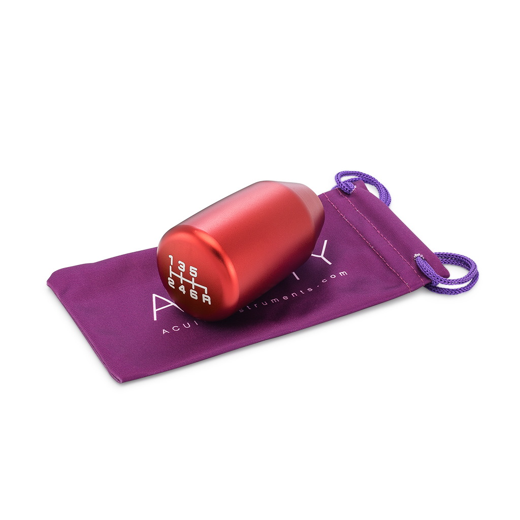 Acuity - ESCO-T6 Shift Knob in Satin Red Finish (M10X1.5)