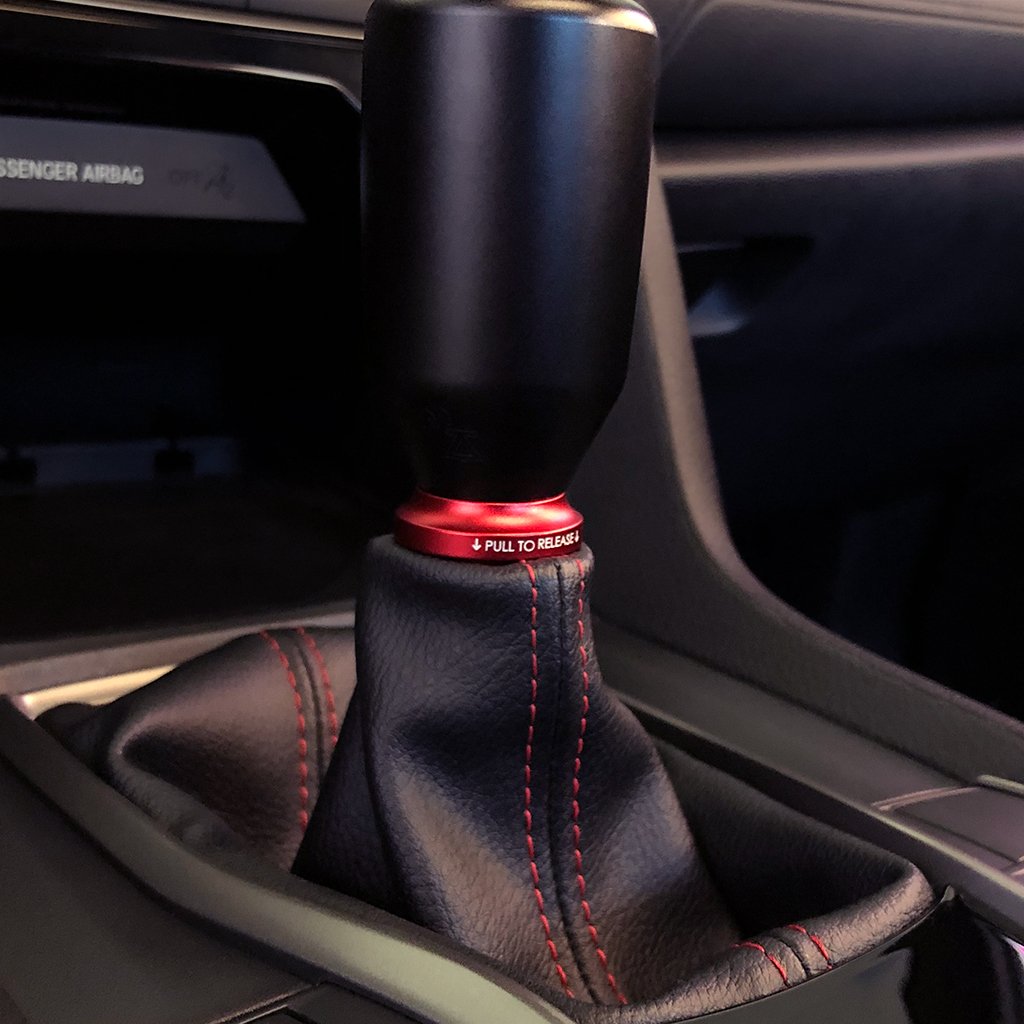 Acuity - Shift Boot Collar Upgrade (Satin Red Aluminum Finish)