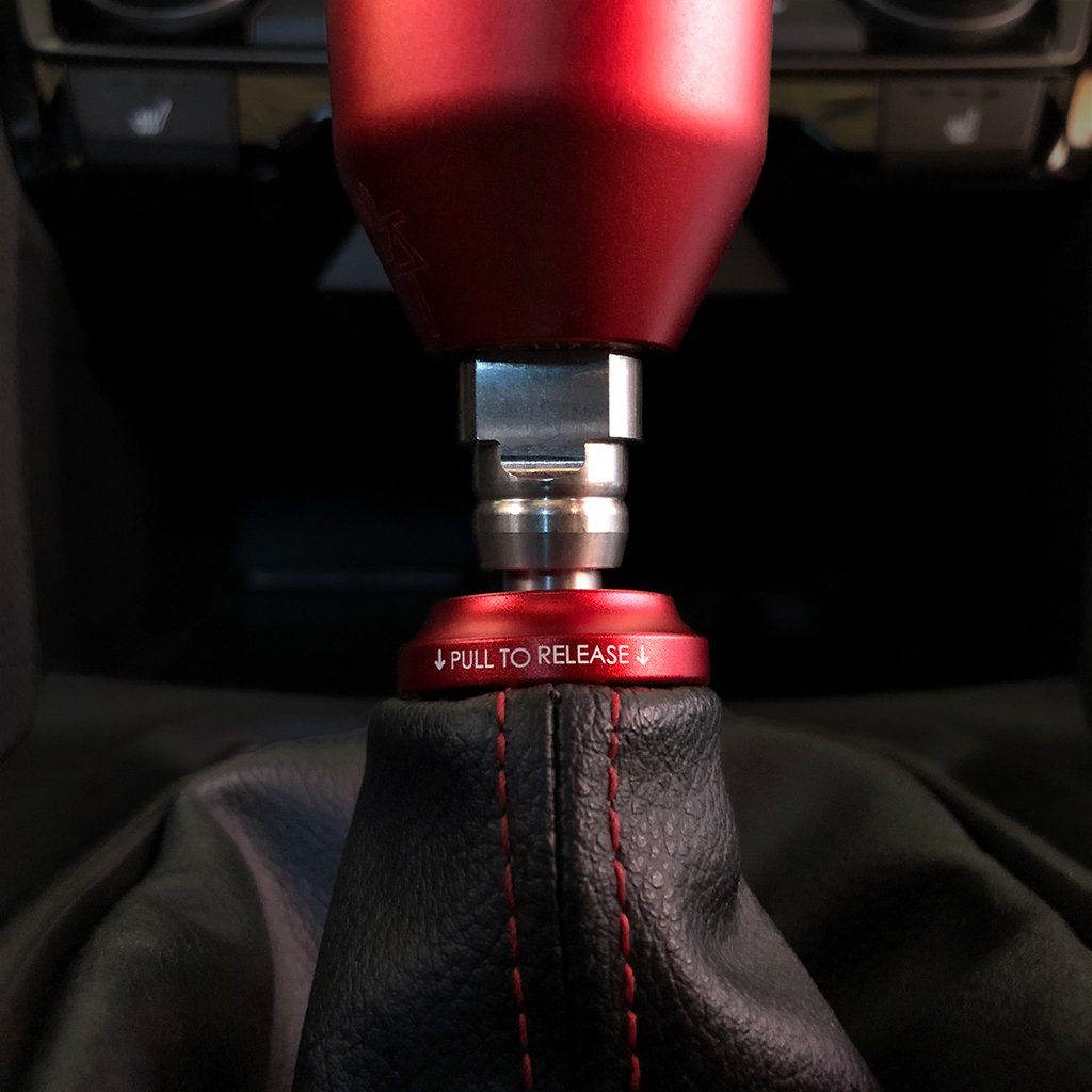 Acuity - Shift Boot Collar Upgrade (Satin Red Aluminum Finish)