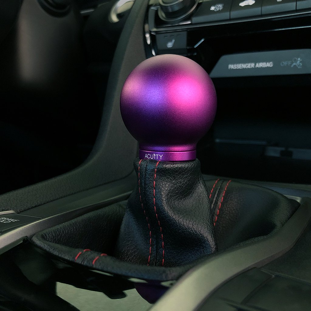 Acuity - POCO Low-Profile Shift Knob in Satin Purple Finish