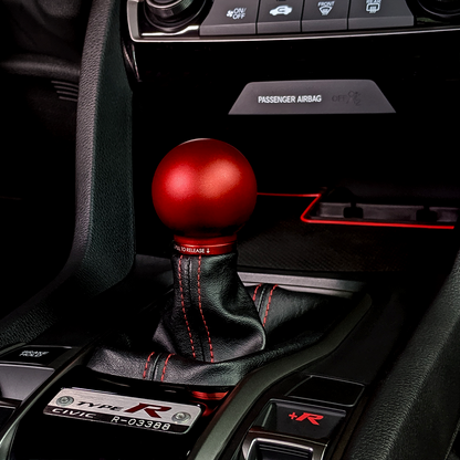 Acuity - POCO Low-Profile Shift Knob in Satin Red Finish