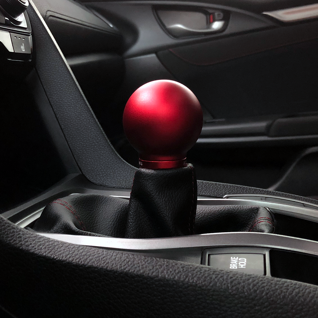 Acuity - POCO Low-Profile Shift Knob in Satin Red Finish