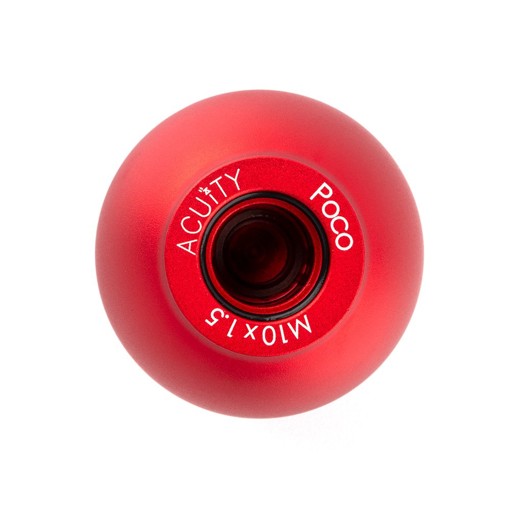 Acuity - POCO Low-Profile Shift Knob in Satin Red Finish