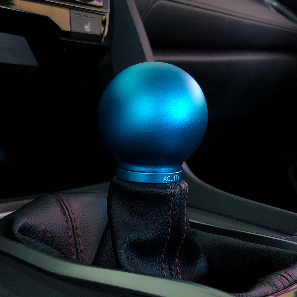 Acuity - POCO Low-Profile Shift Knob in Satin Teal Finish