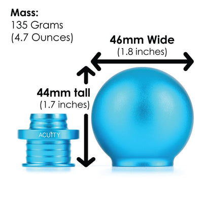 Acuity - POCO Low-Profile Shift Knob in Satin Teal Finish