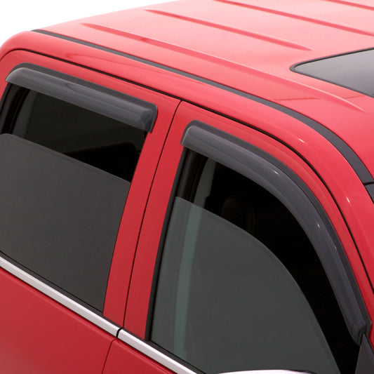 AVS 05-18 Toyota Hilux Access Cab Ventvisor Outside Mount Window Deflectors 4pc - Smoke