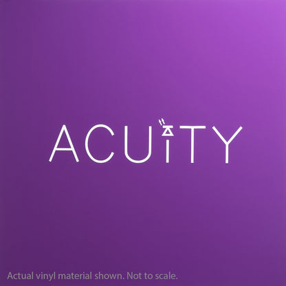 Acuity - Matte Purple Windshield Banner