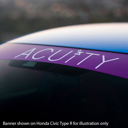 Acuity - Matte Purple Windshield Banner