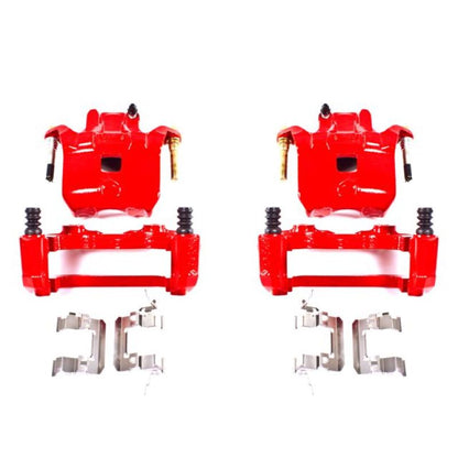 Power Stop 02-04 Infiniti I35 Front Red Calipers w/Brackets - Pair