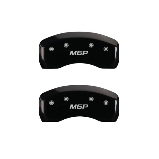 MGP 4 Caliper Covers Engraved Front & Rear MOPAR Red finish silver ch