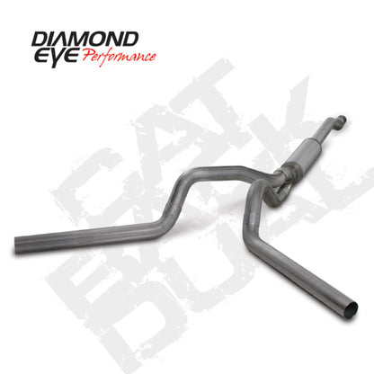 Diamond Eye KIT 4in Catback DUAL SS: 03-07 FORD 6.0L F250/F350