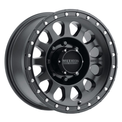 Method MR315 17x9 -12mm Offset 8x170 130.81mm CB Matte Black Wheel