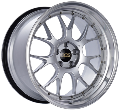 BBS LM-R 20x11 5x114.3 ET20 CB66 Diamond Silver Center Diamond Cut Lip Wheel