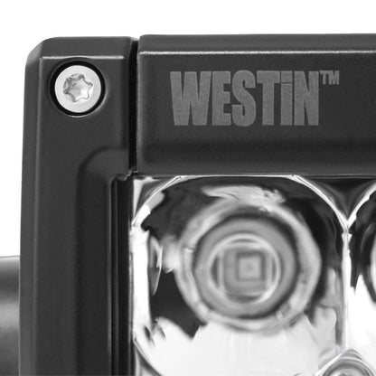 Westin Performance2X LED Light Bar Low Profile Double Row 10 inch Flex w/3W Osram - Black