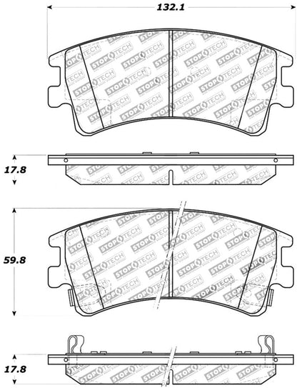 StopTech Performance Brake Pads