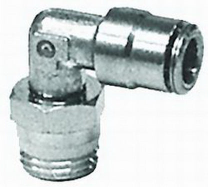 Firestone Male 1/4in. NPT To 1/4in. PTC Swivel 90 Degree Elbow Air Fitting (WR17603101)