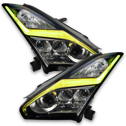Oracle 15-21 Nissan GT-R RGB+W Lightning Bolt Headlight DRL Kit w/ BC1 Controller