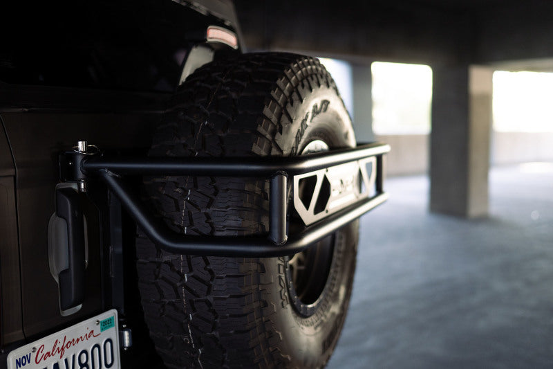 DV8 Offroad 21-23 Ford Bronco Spare Tire Guard & Accessory Mount