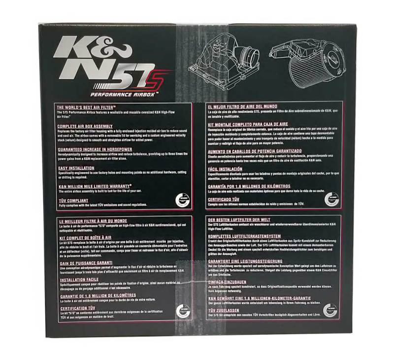 K&N Performance Intake Kit  for Opel / Vauxhall / Alfa Romeo