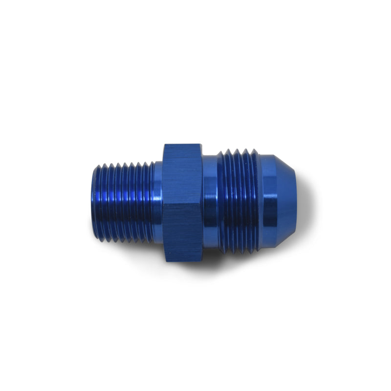 Russell Performance -4 AN to 3/8in NPT Straight Flare to Pipe (Blue)