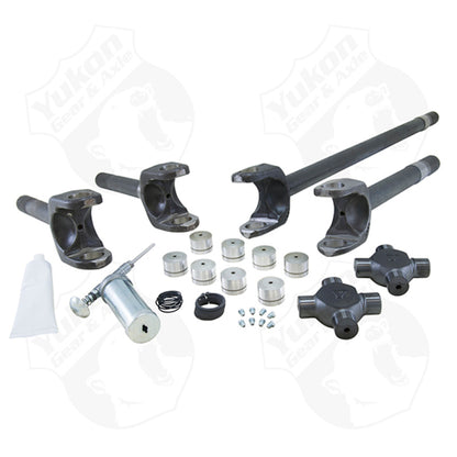 Yukon Gear Front 4340 Chrome-Moly Replacement Axle Kit For 79-93 Dodge / Dana 60 w/ 35 Splines