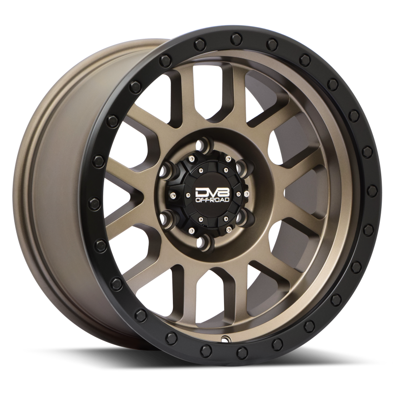 DV8 Offroad 883 Aluminum Beadlock Wheels 17x9 6x139.7 +0mm Matte Bronze