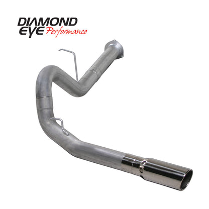 Diamond Eye KIT 4in DPF-BACK Single AL 07.5-10 CHEVY 6 6L 2500/3500 PCKGD BX46X14X14OD EL-PL