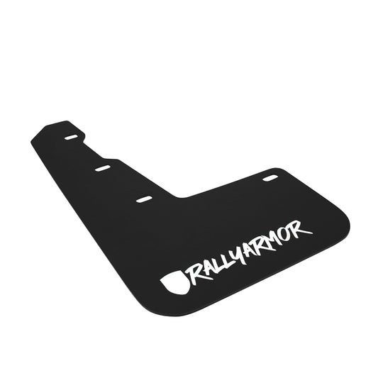 Rally Armor 15-21 Subaru WRX/STI Black Mud Flap White Altered Font Logo