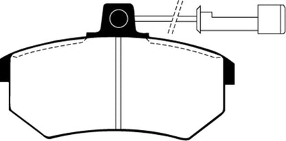 EBC 88-92 Audi 80 2.0 Ultimax2 Front Brake Pads