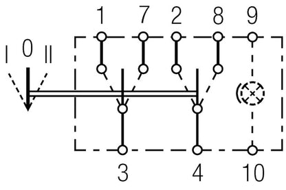 Hella Switch Rocker Spdt 6 Pole