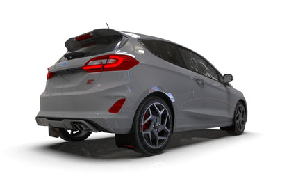 Rally Armor 18-23 Ford Fiesta ST MK8 Black UR Mud Flap w/Red Logo