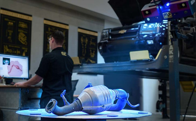 MagnaFlow Direct Fit Catalytic Converter 2002 Toyota Camry 2.4L rear
